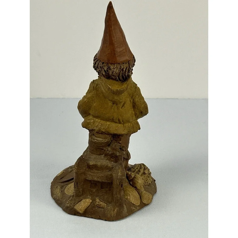 Tom Clark Gnome Pawley #42 Cairn Studio 1984 Shell Beach Figurine Vintage - Picture 3 of 9